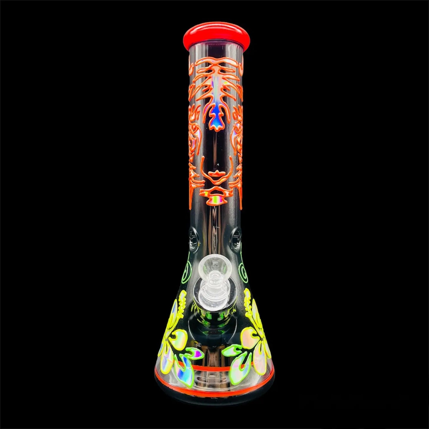 Black Tiger Beaker 3D Bong