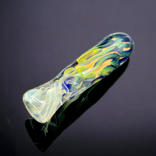 Blue Inspired Chillums Glass Pipes