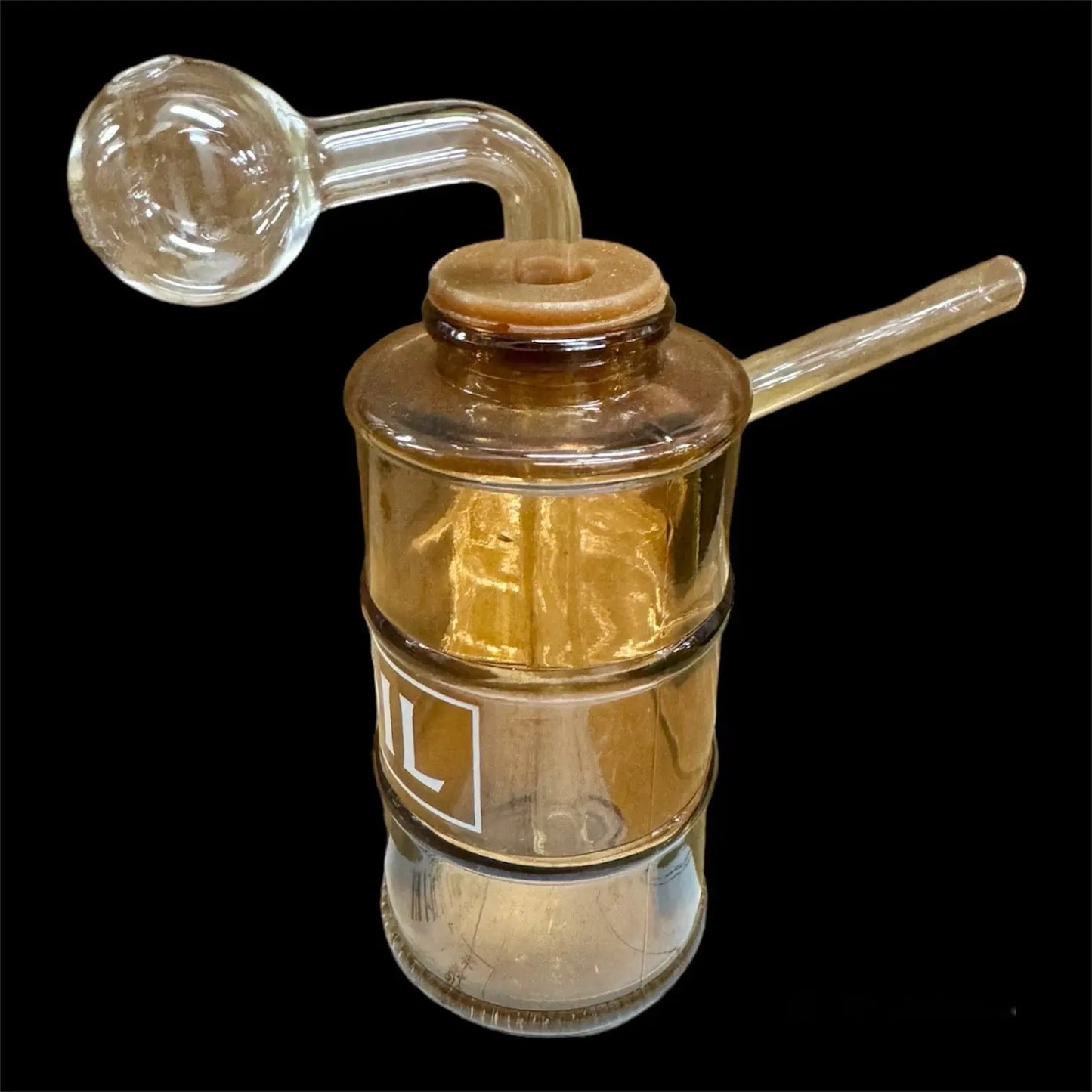 Colored Canister Oil Burner Bubbler UniqueSmokeShop