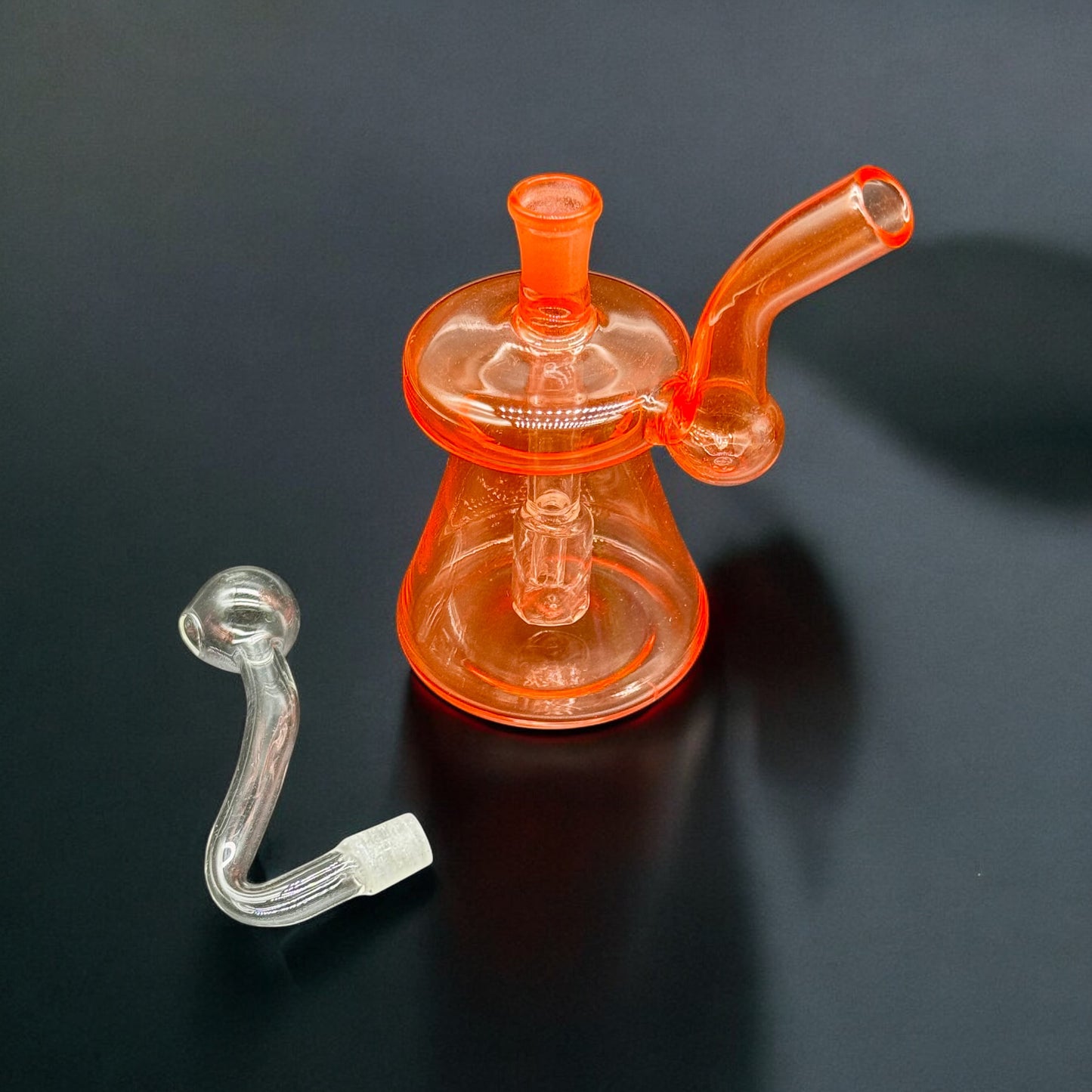 Colored Modern Design Glass Oil Burner Bubbler