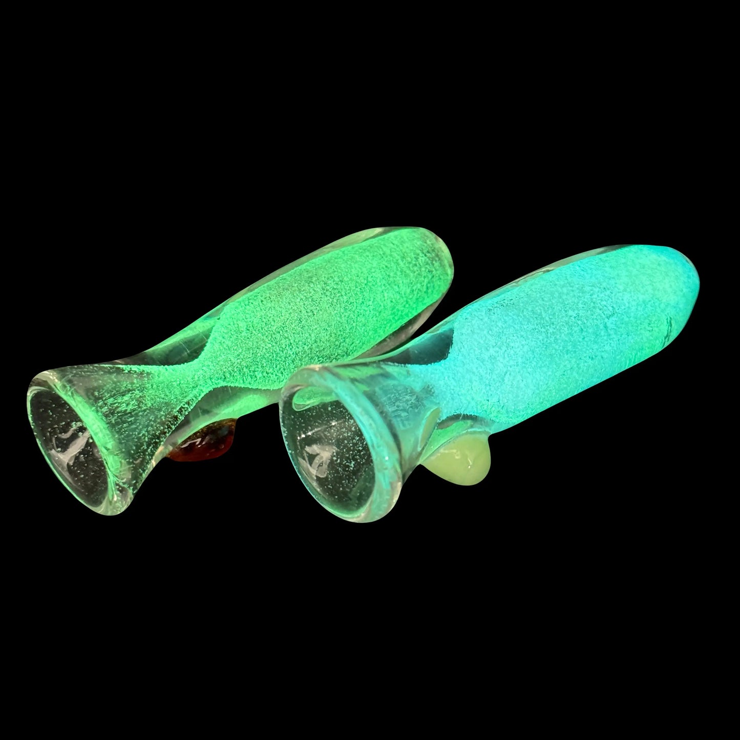Glow in the Dark Glass Chillums random color