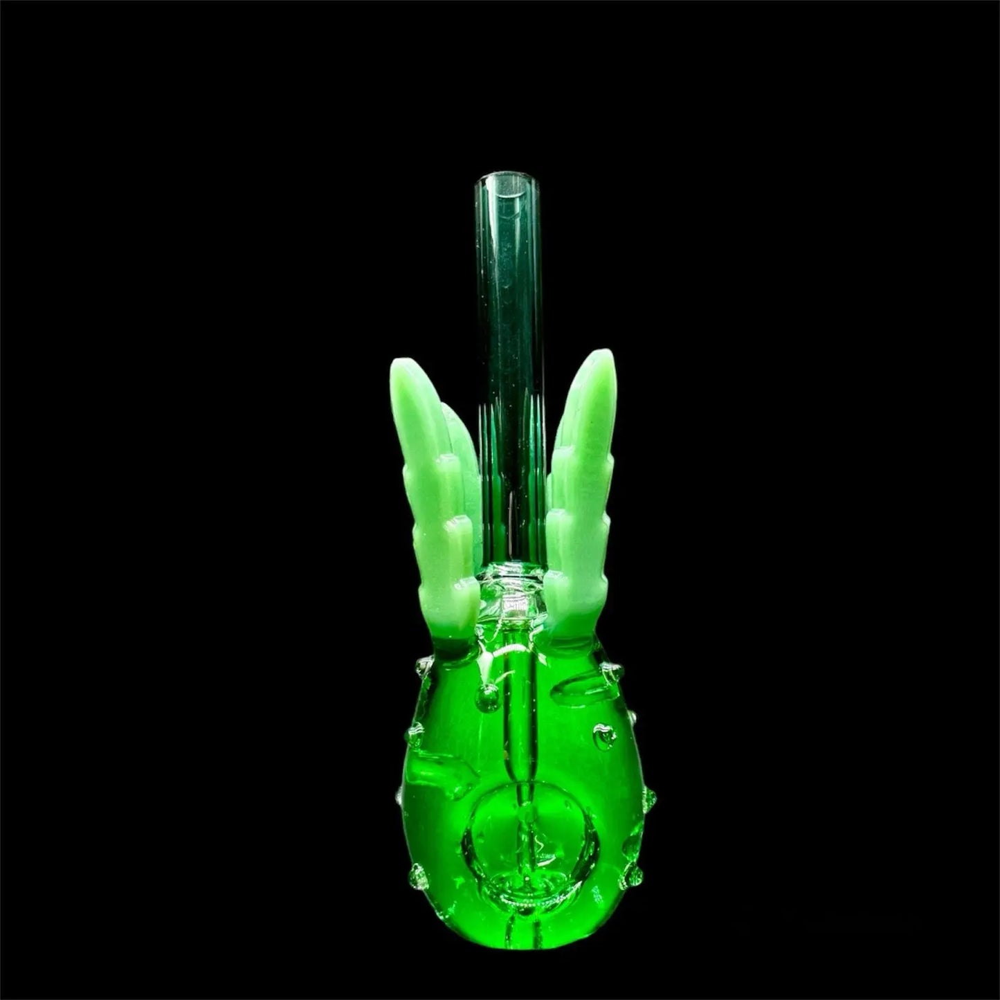 green pineapple glass pipe