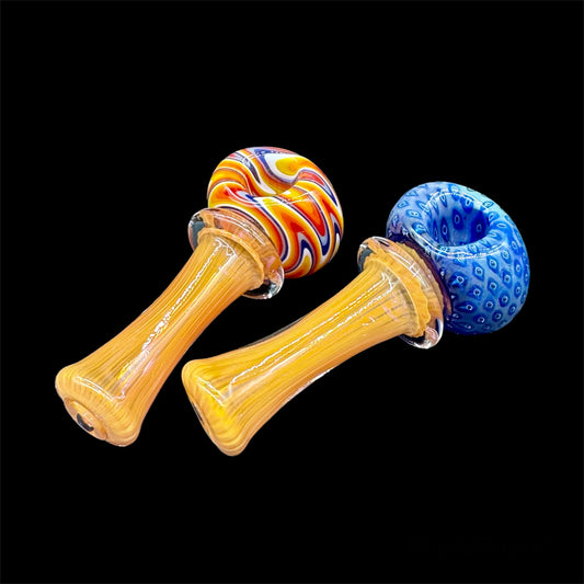 Golden Colored Hand Pipes random color