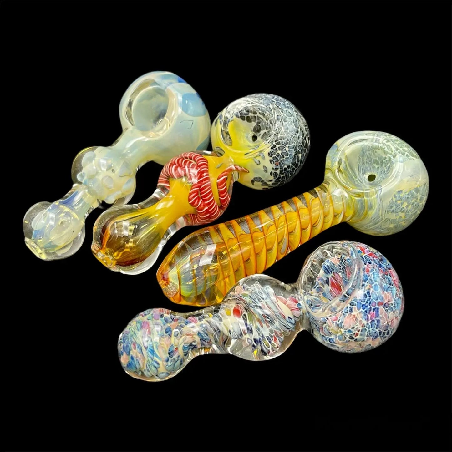 colored glass pipes