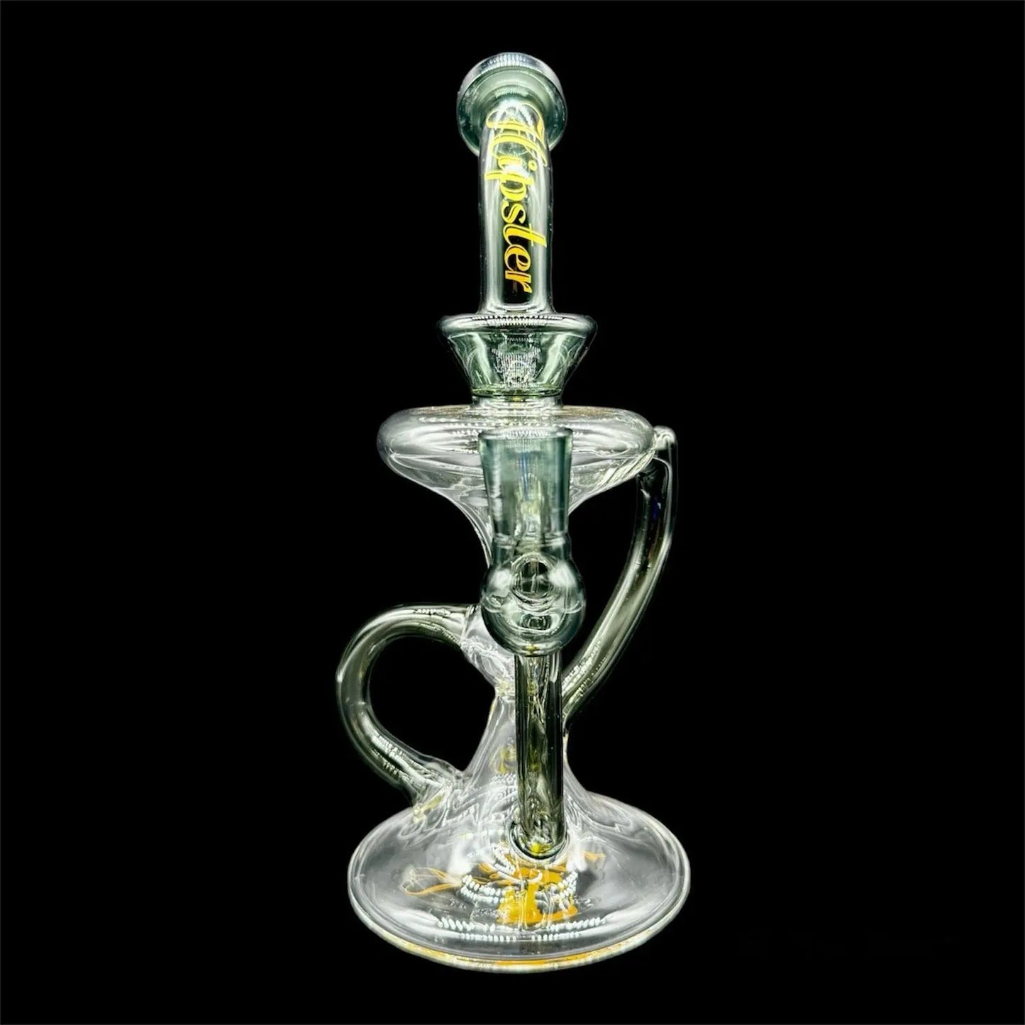Hipster Recycler Water Pipe teal color