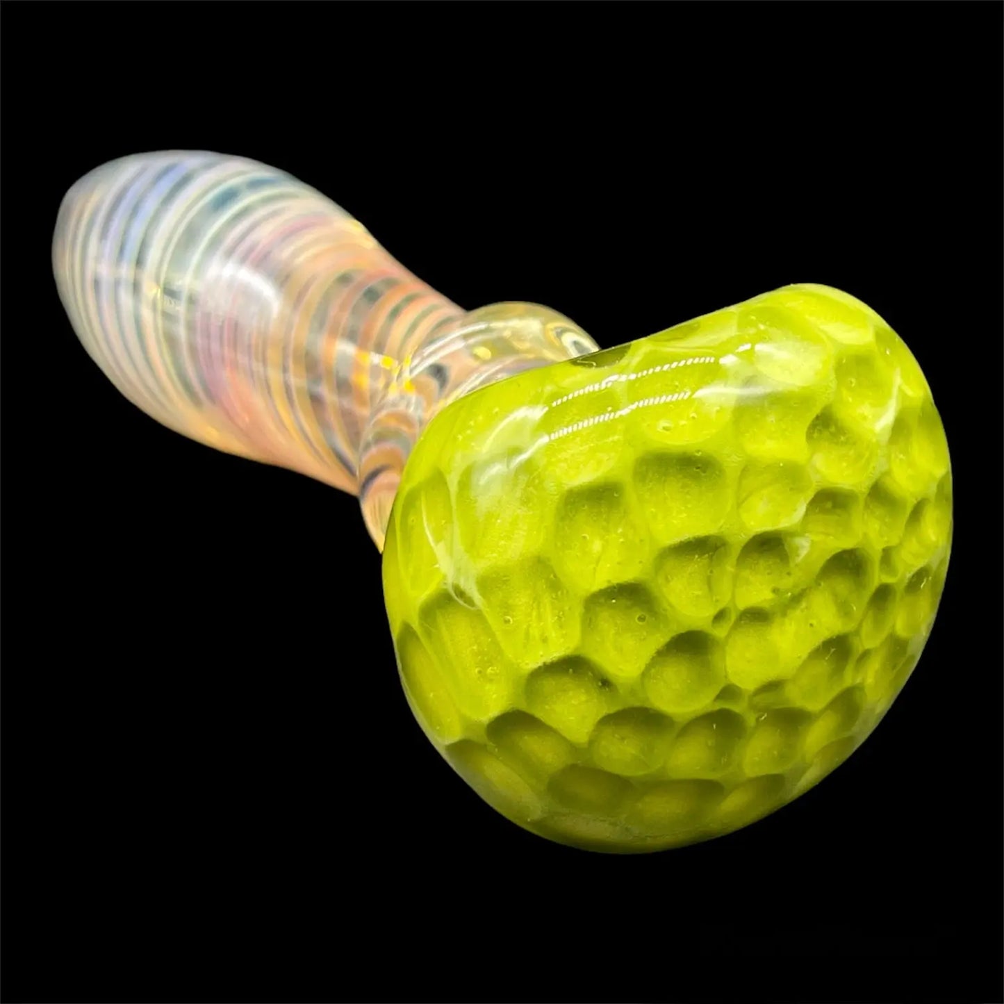 Honey Bee Style Glass Pipes green