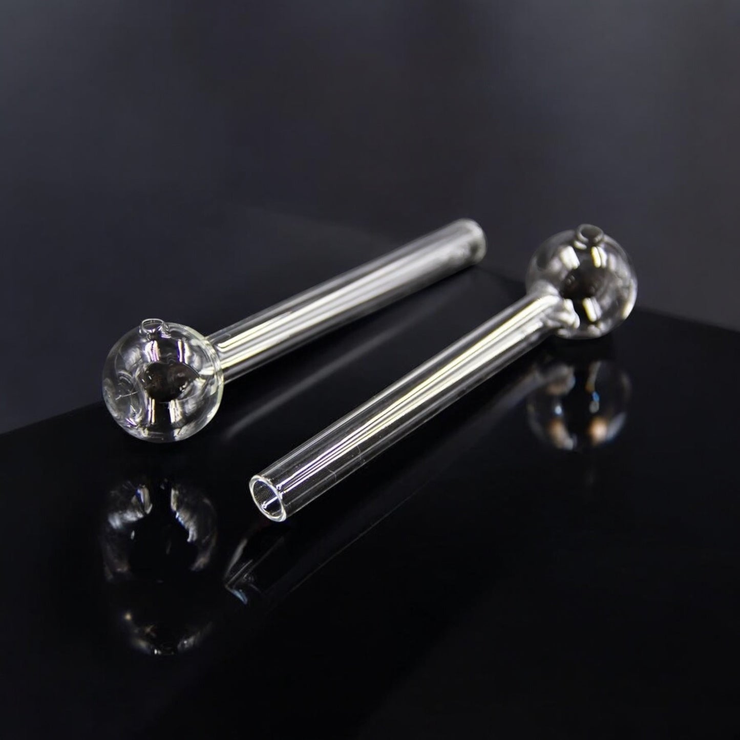 Clear glass oil burner glass pipes