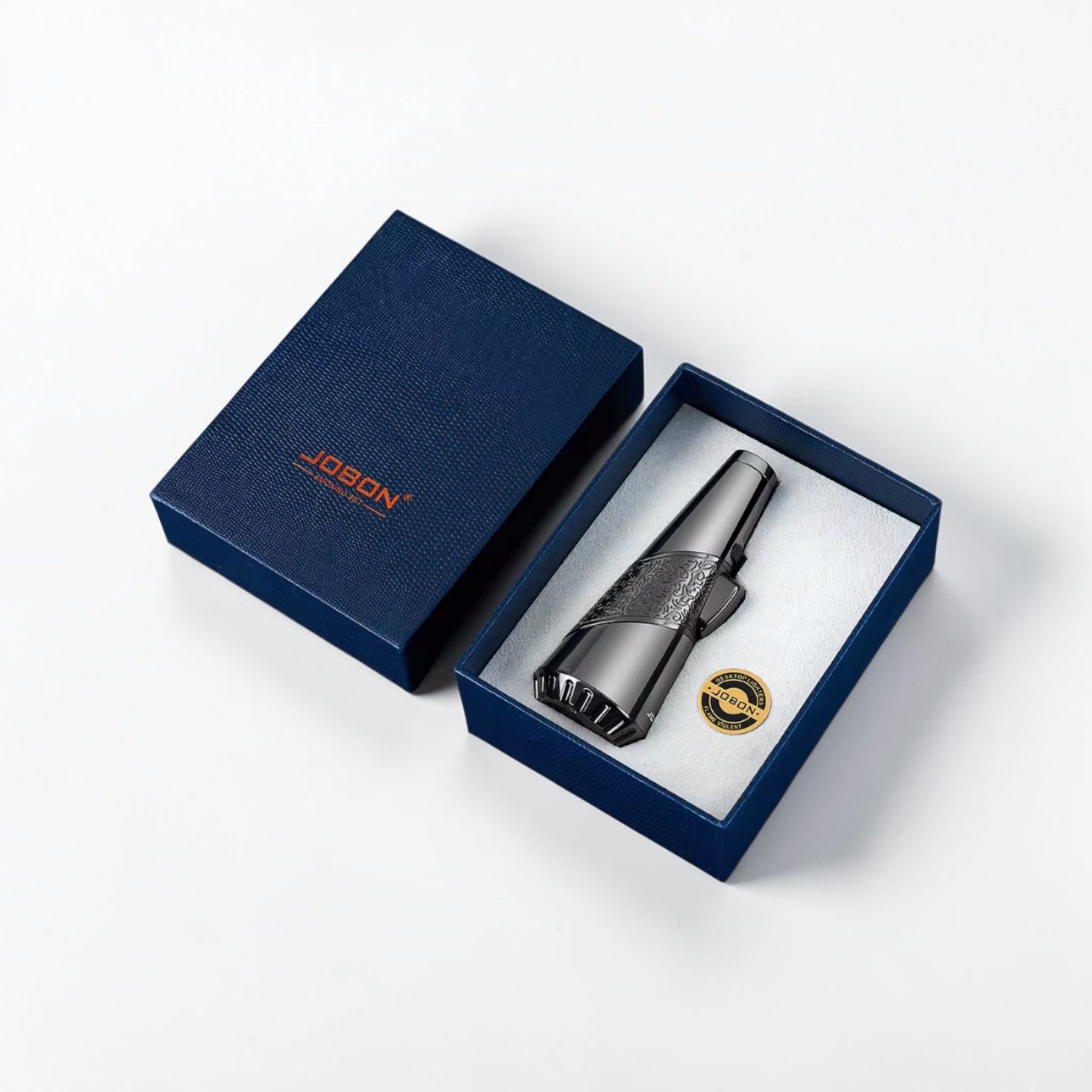 JOBON Luxury Jet Torch Lighter β Windproof Refillable Butane Flame w/ Gift Box