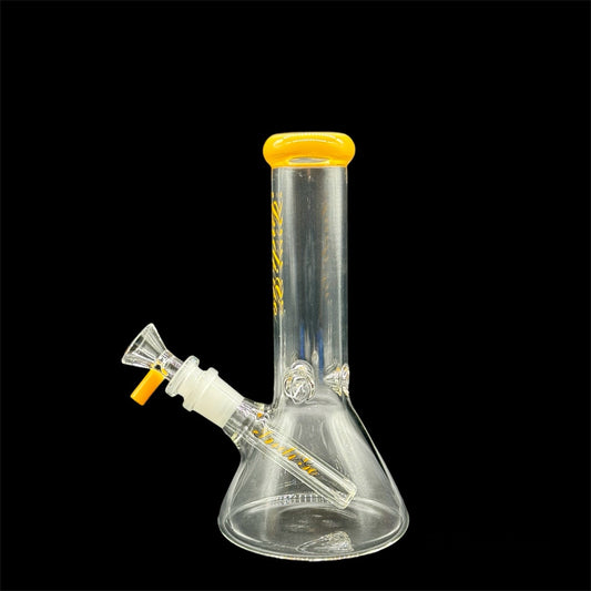 Mini Indigo Beaker Water Pipe yellow color 