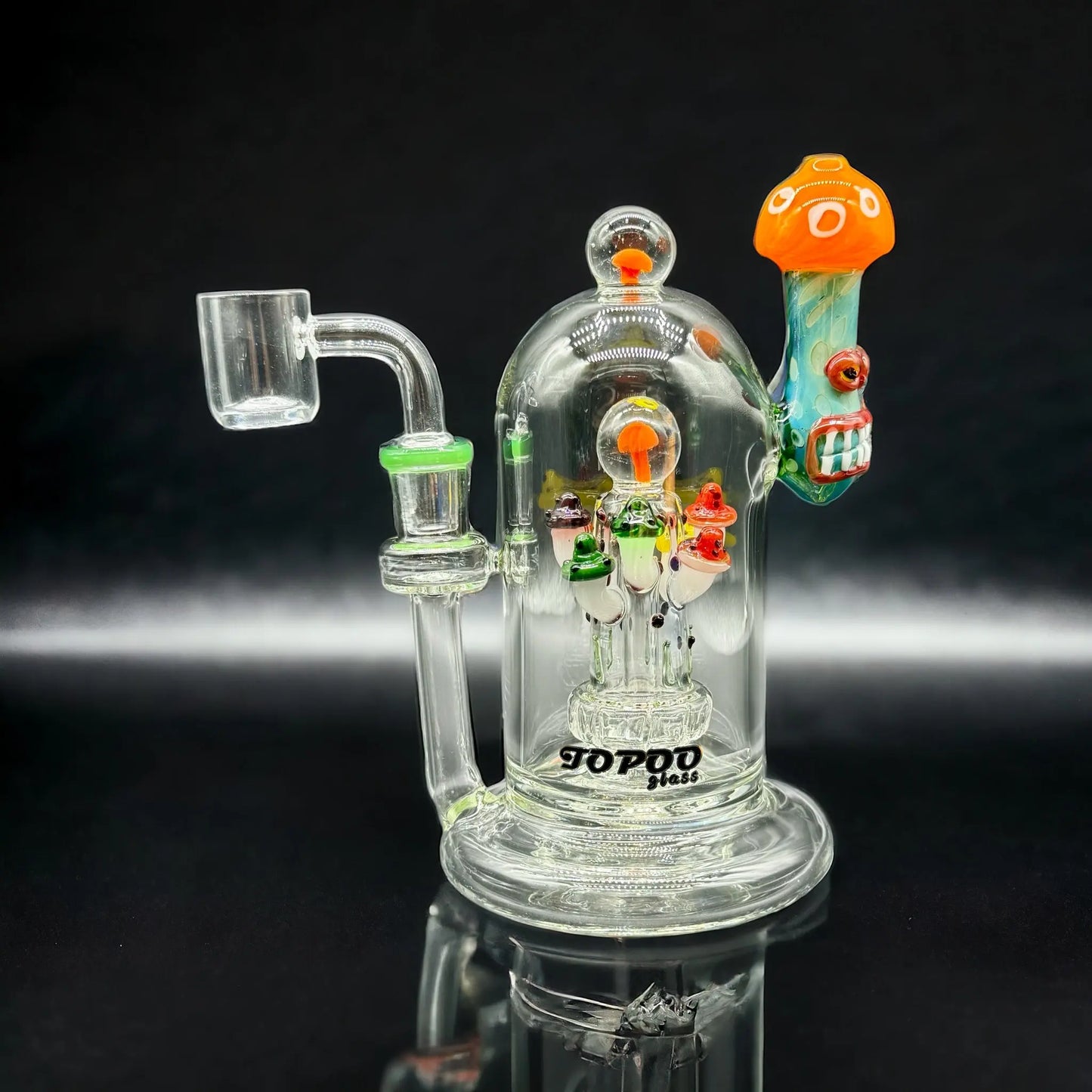 Mushroom Showerhead Rig orange color