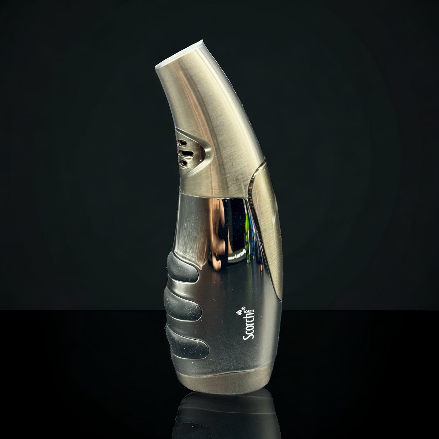 Scorch Torch Single Jet Flame Butane Torch Lighter 61606 gray color