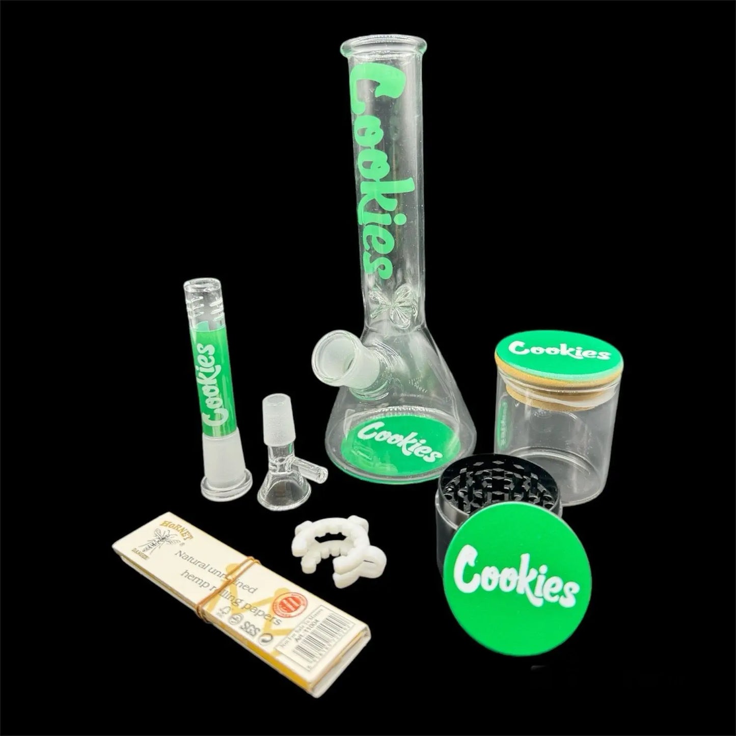 green smoking set
