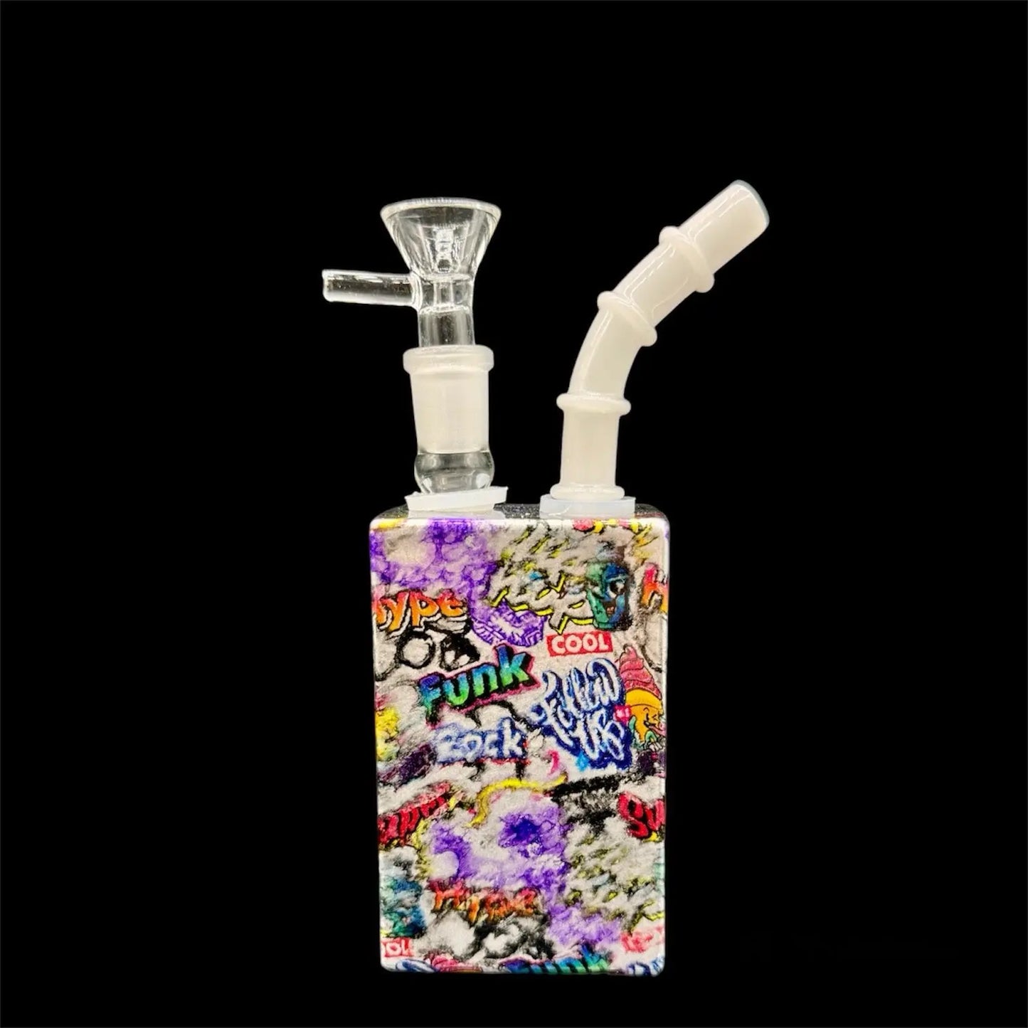 colored art small water pipe