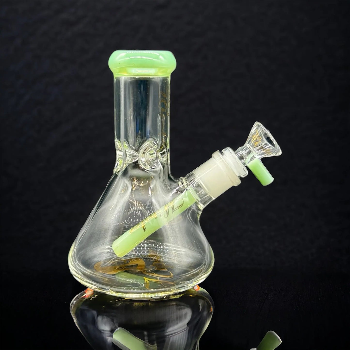 Thick Mini Beaker 6" Hipster Glass