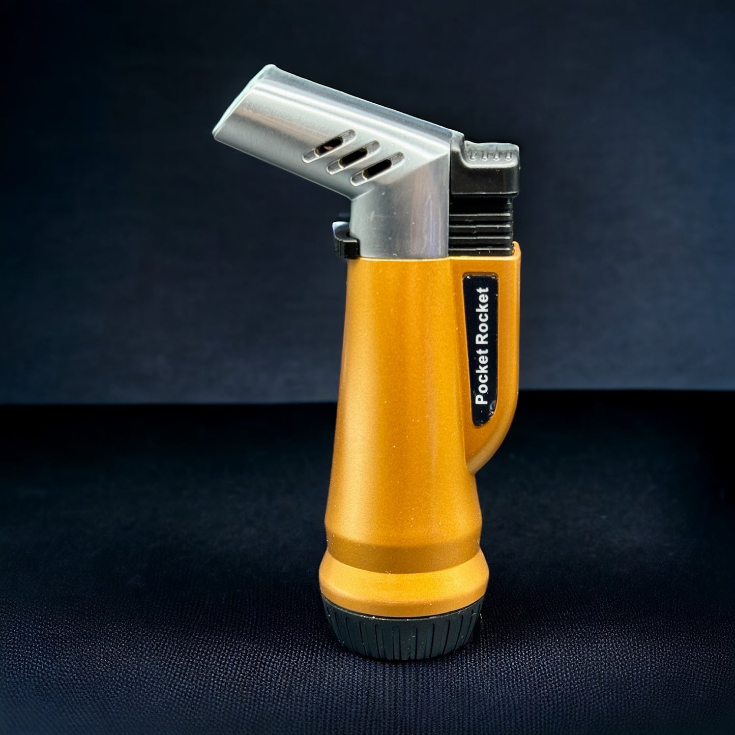 Torch Lighter Single Flame gold color