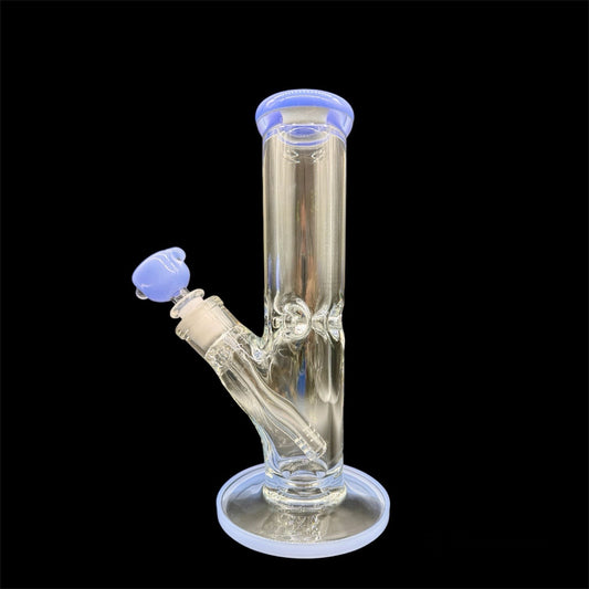 Traditional Straight Tube Water Pipe 10» blue color 