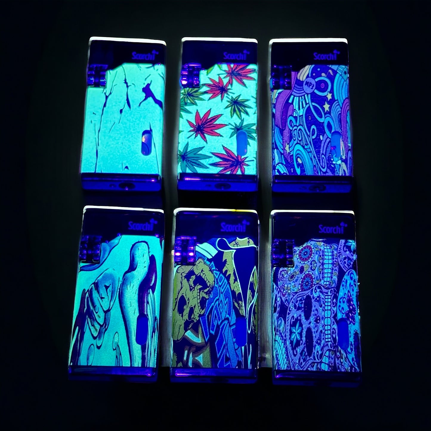 glow in the dark torch lighter