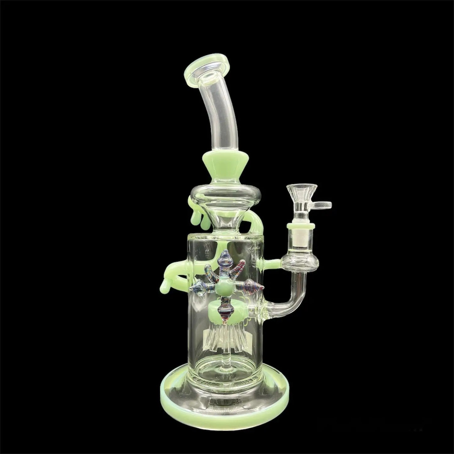 Unique Recycler Glass Bong 12’’ green