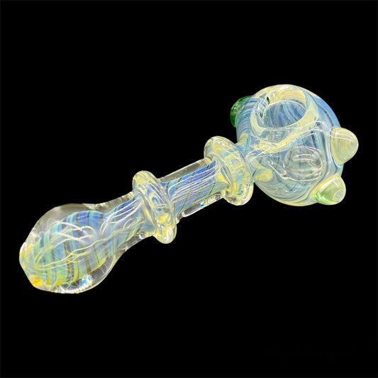 White Color Changing Spoon Pipe