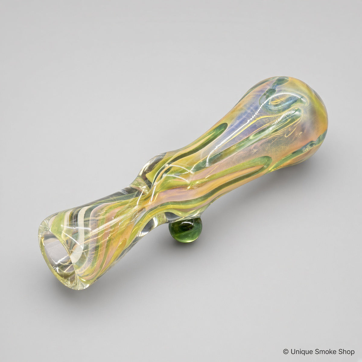 Fumed Chillum Glass Pipe – 3-3.5” Handmade USA
