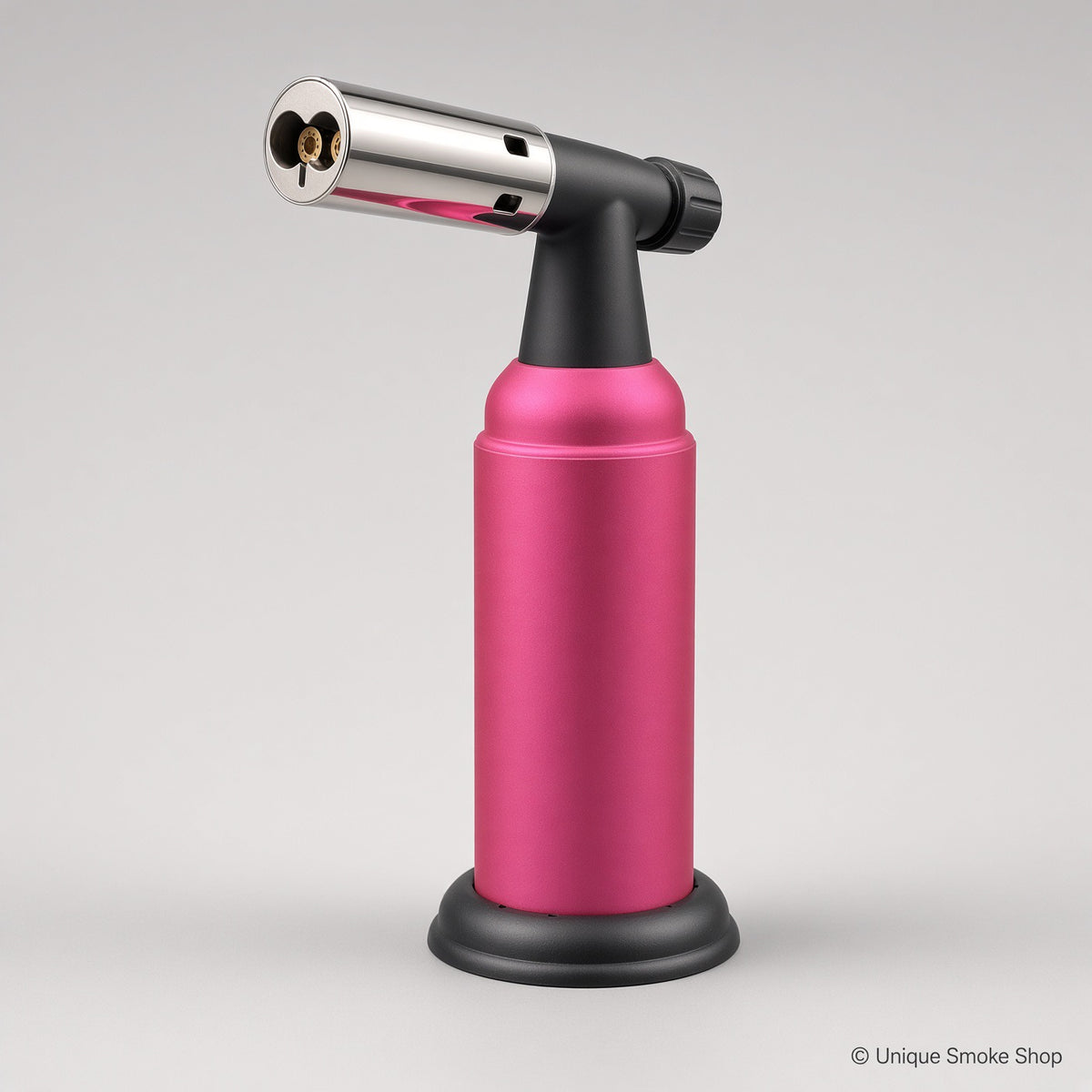 Pink Scorch 51541 7.5 inch refillable cigar torch lighter, side view