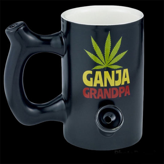 Ganja Grandpa mug pipe