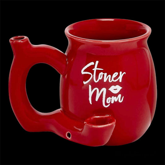 stoner mom ceramic mug smoking pipes