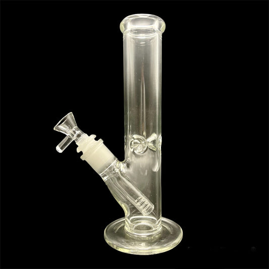 clear glass bong
