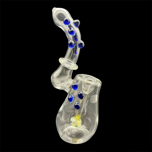 clear glass bubblers