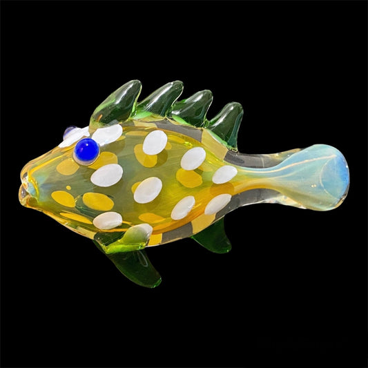 clear yellow fish pipe