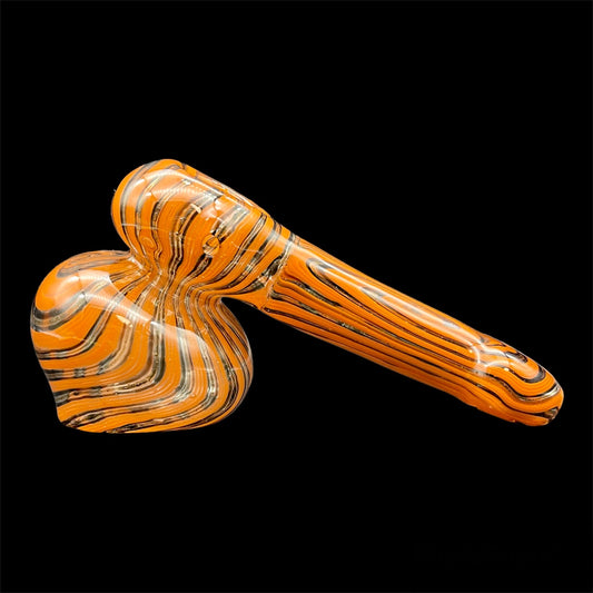 orange hammer glass bubbler