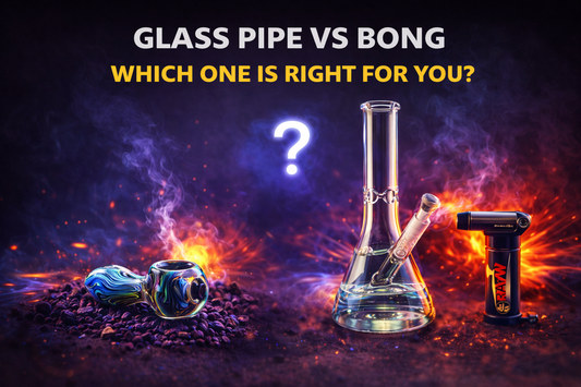 Glass Pipe vs Bong – Which One Is Right for Beginners?