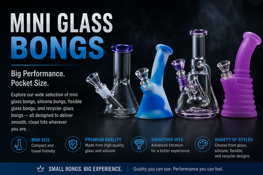 Mini Glass Bongs: Small Size, Big Performance – Find the Perfect Compact Bong