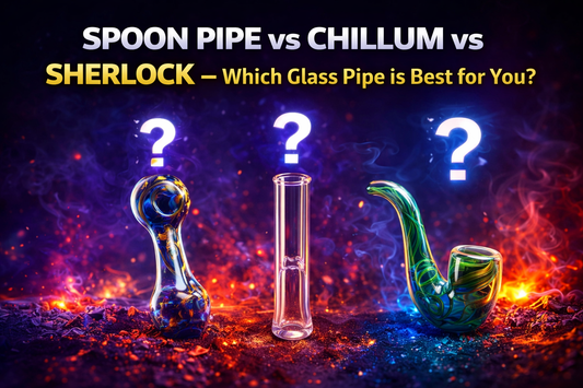 Spoon Pipe vs Chillum vs Sherlock – Which Glass Pipe Is Best?