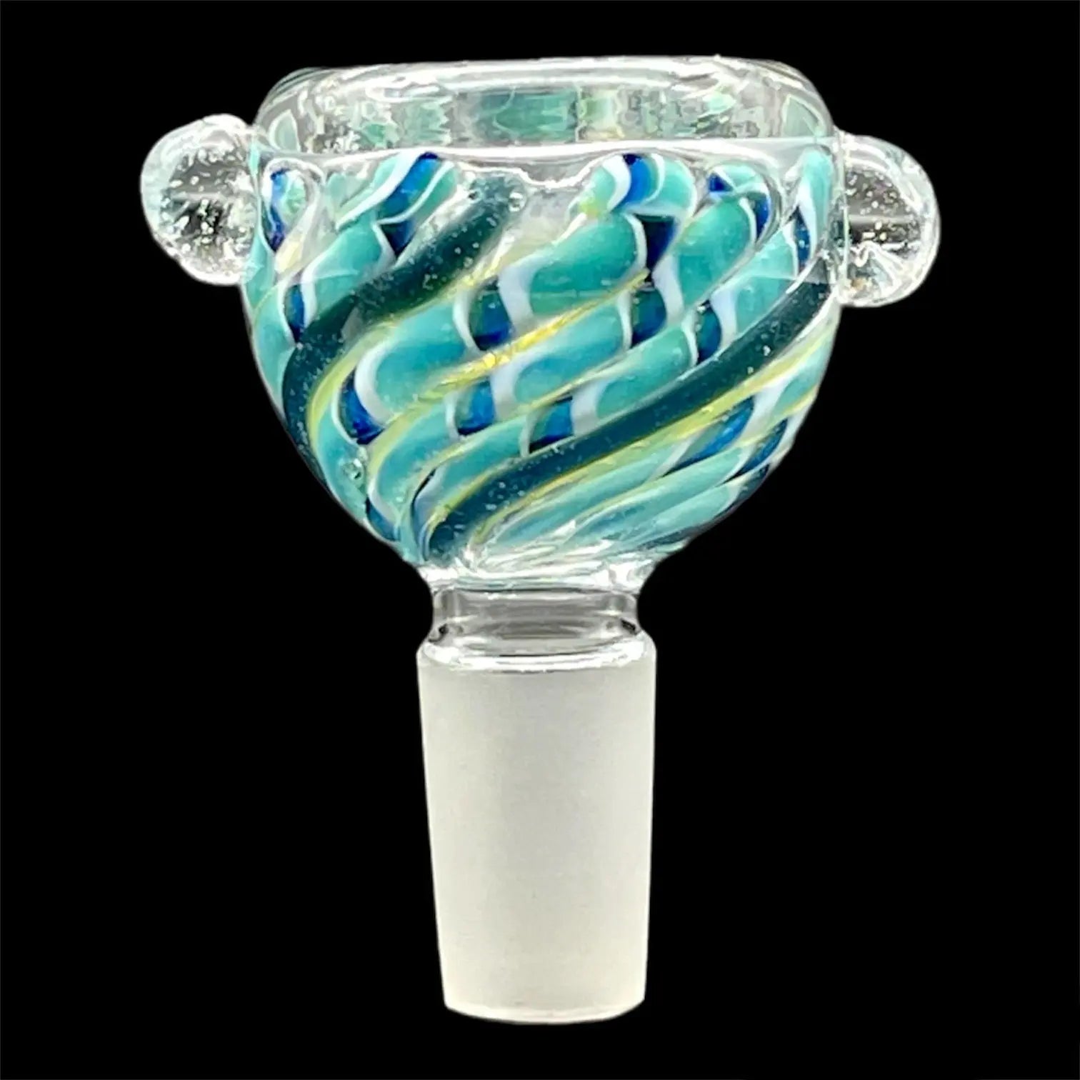 14mm male blue black slide bowl