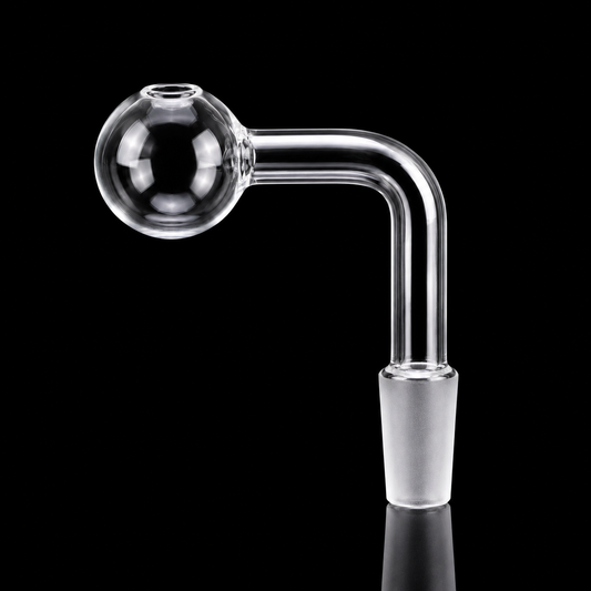 2-Pack Glass Oil Burner Pipe Attachments – Water Pipe Slides (10mm, 14mm, 18mm)