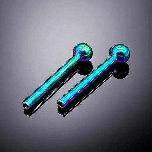 2 Pieces Pack - Rainbow Glass Oil Burner US Shop