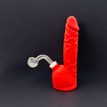 Silicone Realistic Penis Bong Oil Burner