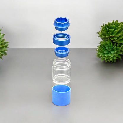 Assembly showing in different parts 