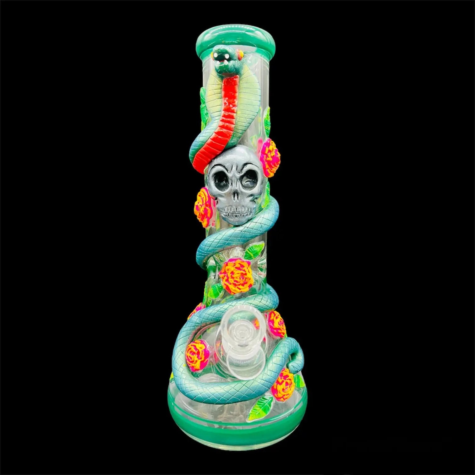 3D Death Cobra Glass Beaker