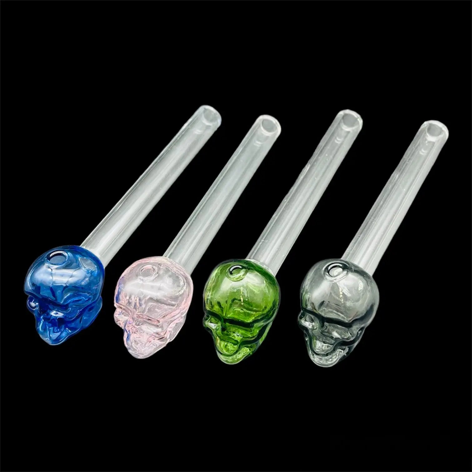 oil burner glass pipes skull 