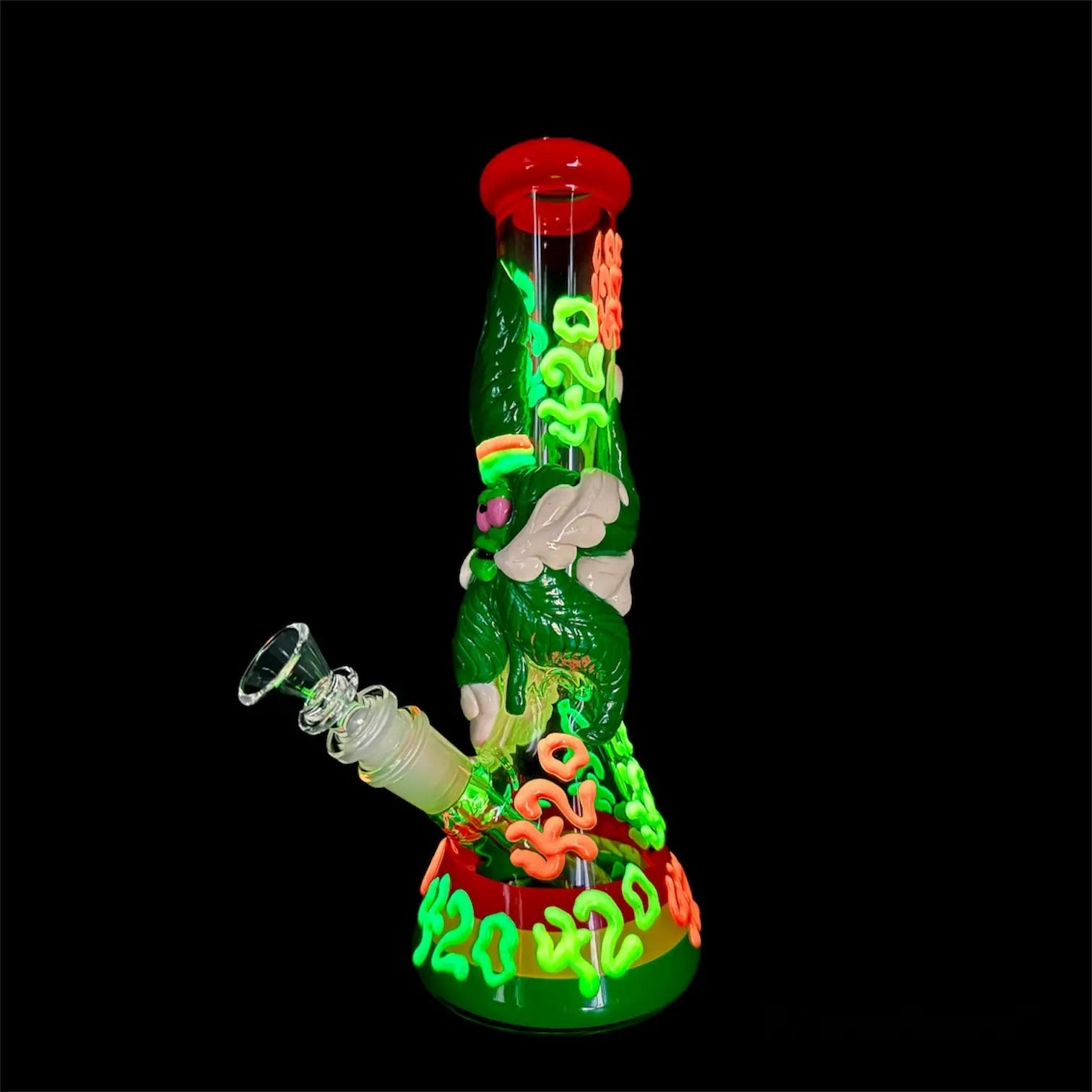 420 Funny Leaf Beaker 10''