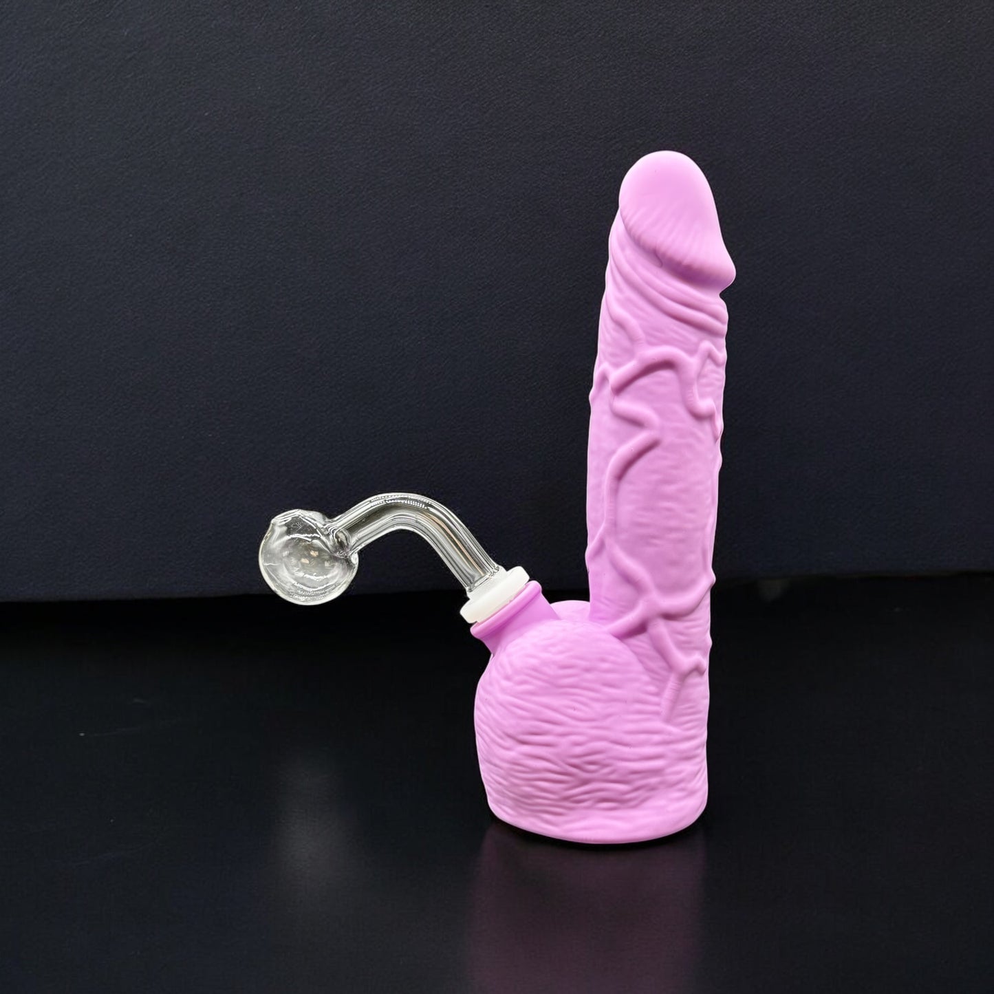Silicone Realistic Penis Bong Oil Burner
