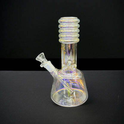 7” Hipster Beaker Bong – Borosilicate Glass Water Pipe 14mm Bowl