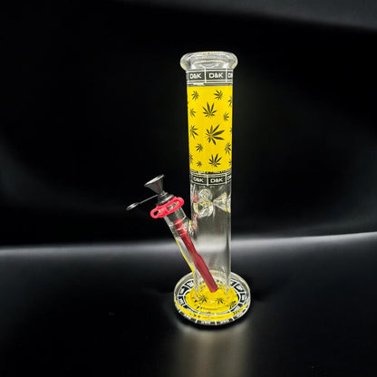 D&K Straight Tube Bong 12"