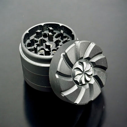 Aluminum Herb Grinder Cute Design black color 