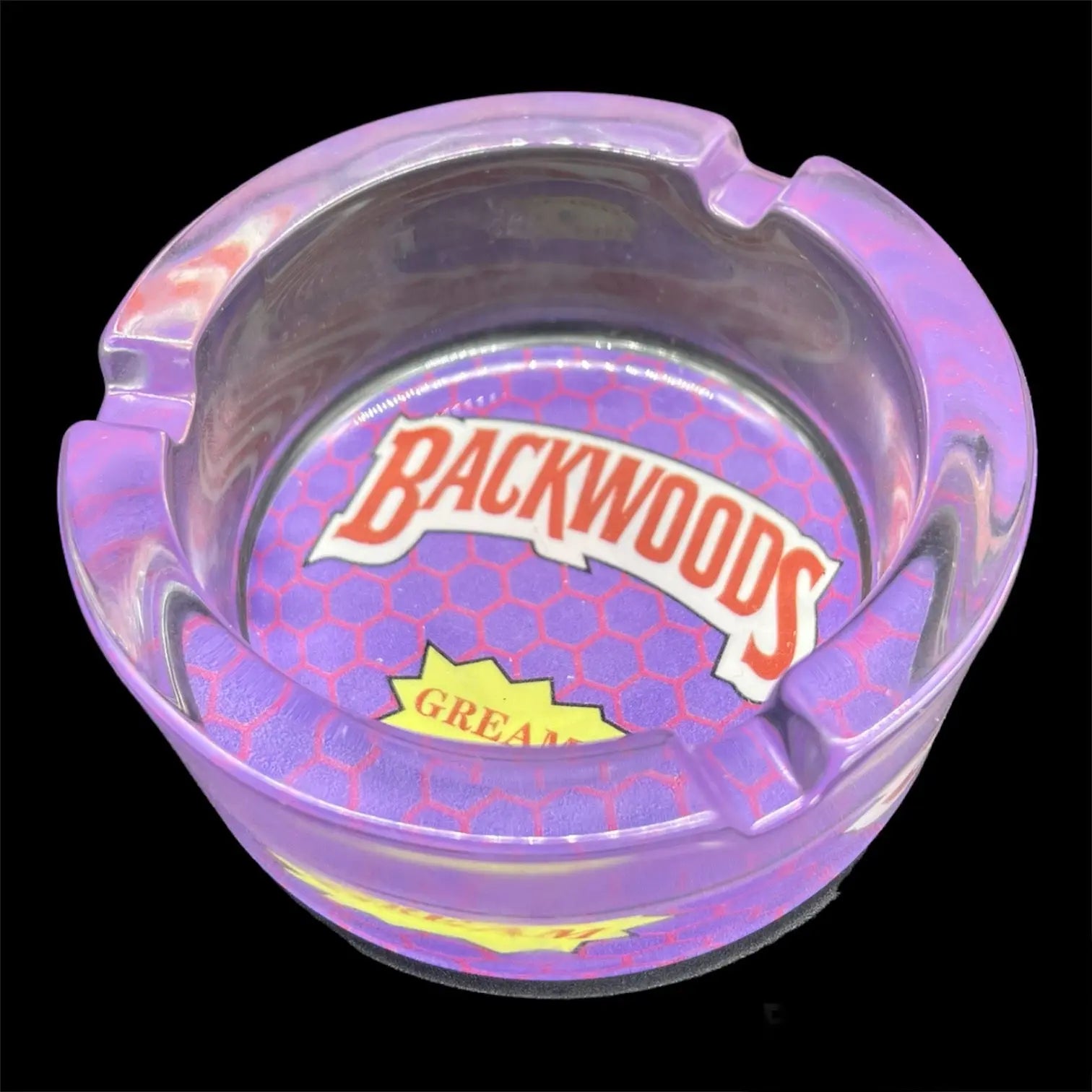 BackWoods Glass Ashtrays purple