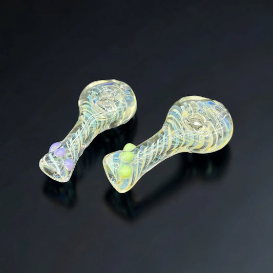 Color Changing Chillum Glass Pipes random color 