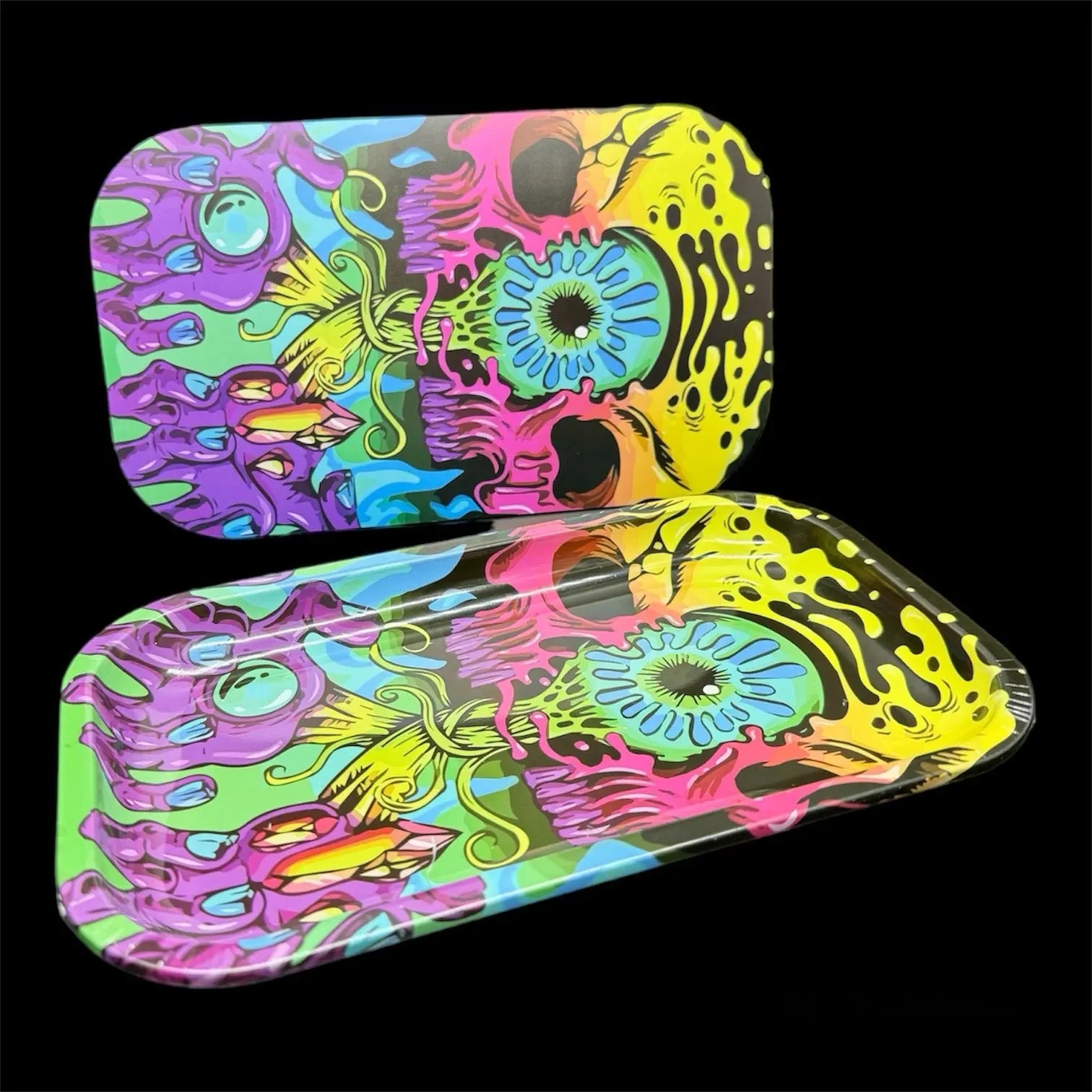 rolling trays with magnetic lid 