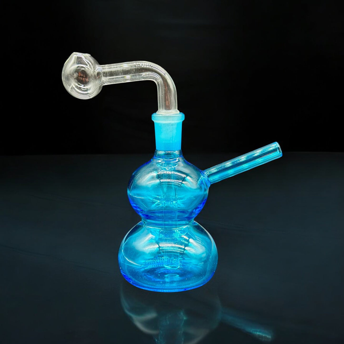 Colored Oil Burner Bubbler 5’’ blue color 